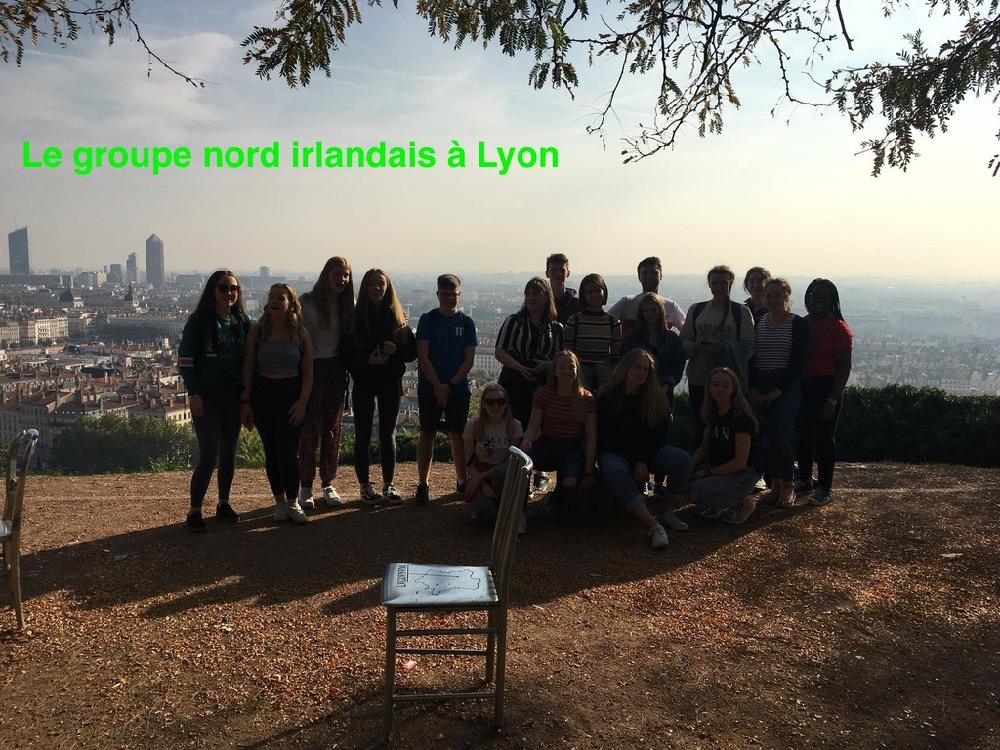 visite de Lyon pour le groupe irlandais